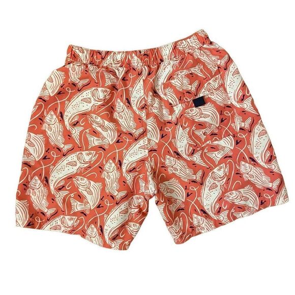 Vineyard Vines Fish Swim Trunks Shorts Coral Small - Picture 2 of 4